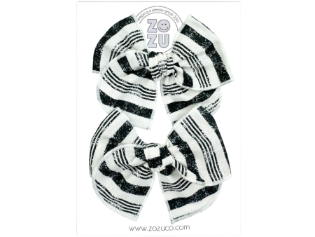 Monochrome Stripe :: Mini Traveler Pigtail Set Online Sale