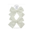 White Firecracker :: Mini Voyager Ribbon Pigtail Set Sale