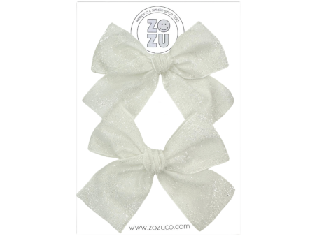 White Firecracker :: Mini Voyager Ribbon Pigtail Set Sale